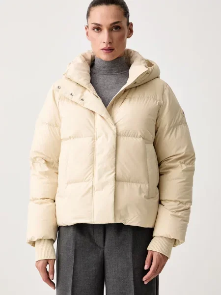 Tommy Hilfiger geacă cu puf pentru femei bej