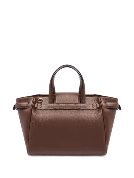 Geantă shopper Lancel din piele maro