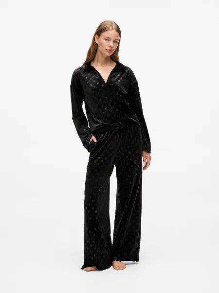 KARL LAGERFELD Pantaloni pijama negru