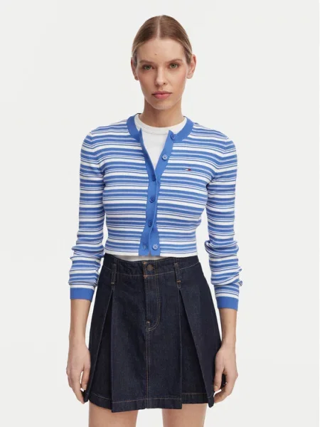 Tommy Jeans Cardigan albastru