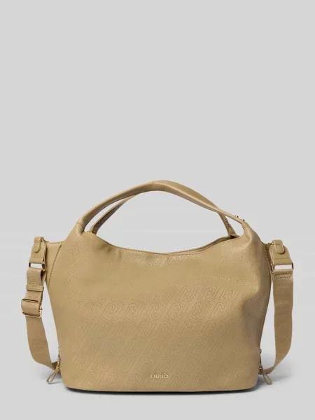 Torebka z materiału skóropodobnego Liu Jo White brązowa