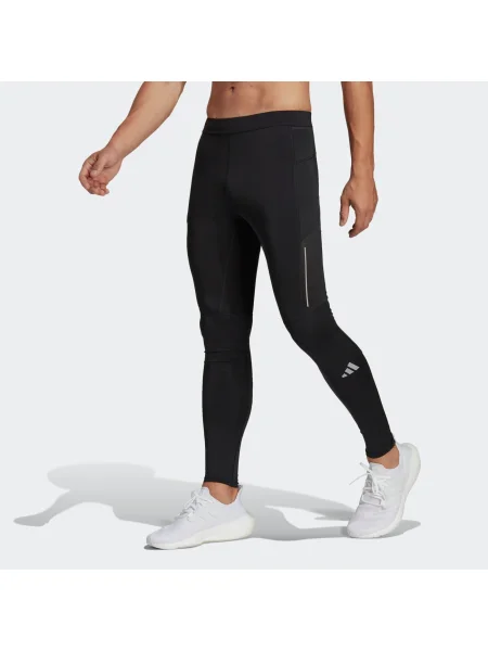ADIDAS PERFORMANCE Športové nohavice Own the Run čierna biela