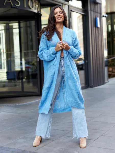 Cardigan By O La La albastru