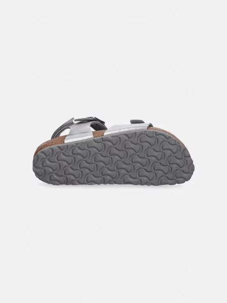 Birkenstock босоніжки дитячі шкіряні Rio AS Kids Flowers