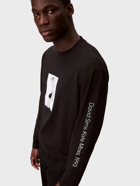 Класичний лонгслів Calvin Klein чорний