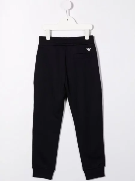 Spodnie dziecięce Emporio Armani niebieskie