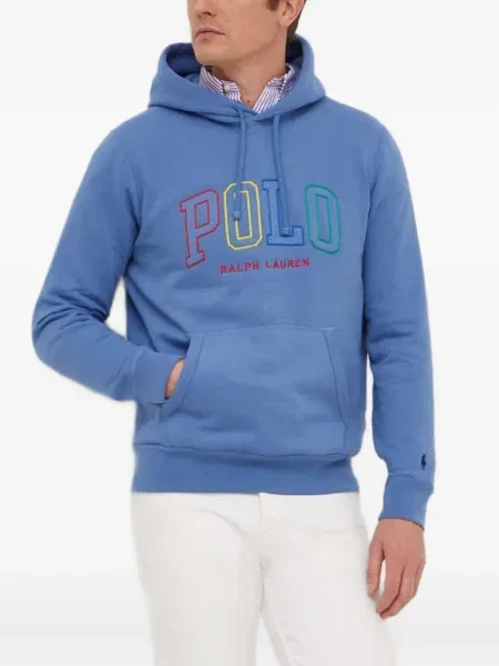 Суичър с качулка Polo Ralph Lauren бродиран зелено