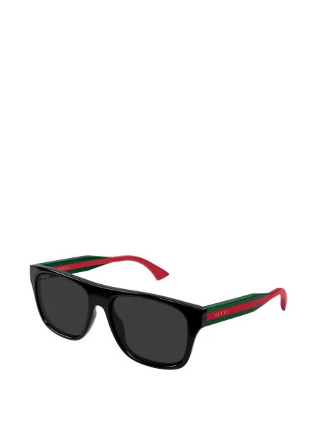 Ριγέ γυαλιά ηλίου Gucci Eyewear μαύρο