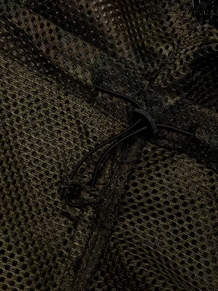 Geacă Pleasures cu imagine plasă cu model camuflaj verde