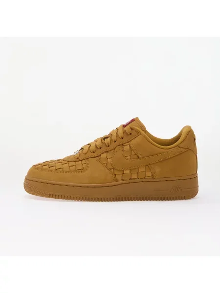 Sneakers Nike Air Force 1 Low Retro Premium Wheat/ Wheat-Sail-Team Red EUR 43 roșu