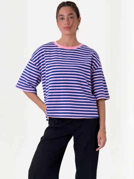 TEESHOPPEN Top Zoe albastru