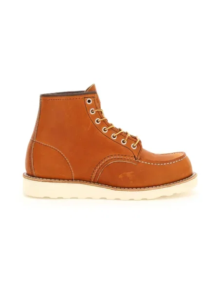 Botki Red Wing Shoes skórzane klasyczne czerwone