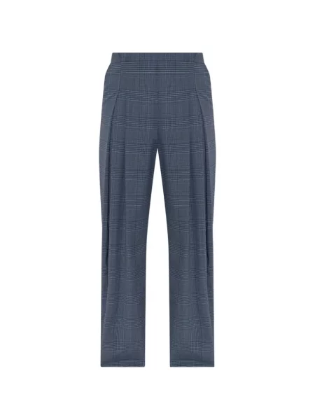 Pantaloni Iro în carouri albastru