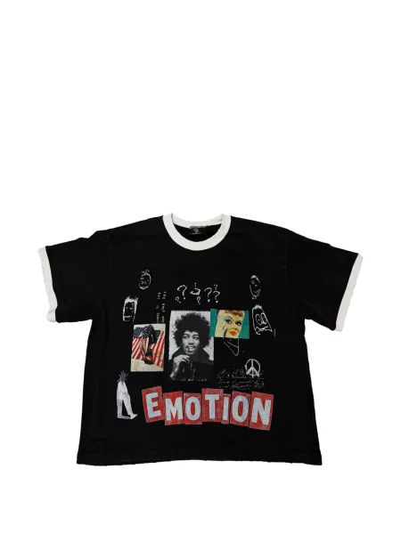 Tricou Mixed Emotion cu imagine negru