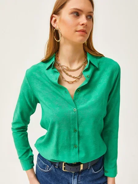 Olalook Bluză verde