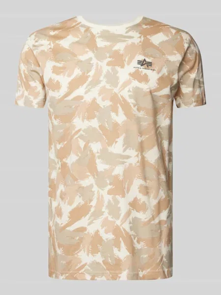 T-shirt z nadrukiem z logo Alpha Industries