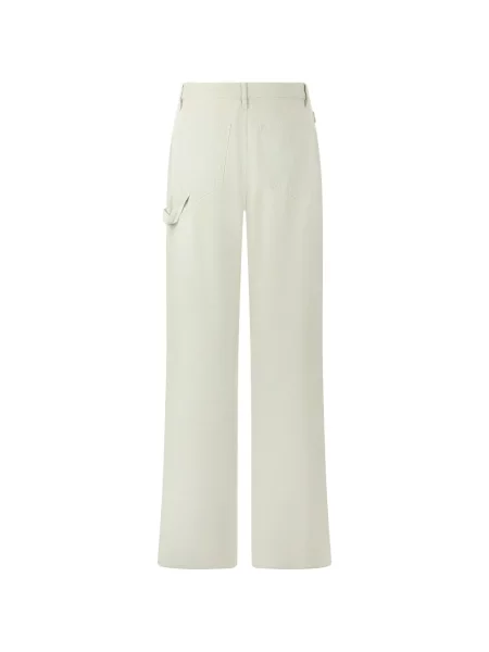 Pantaloni Moschino alb