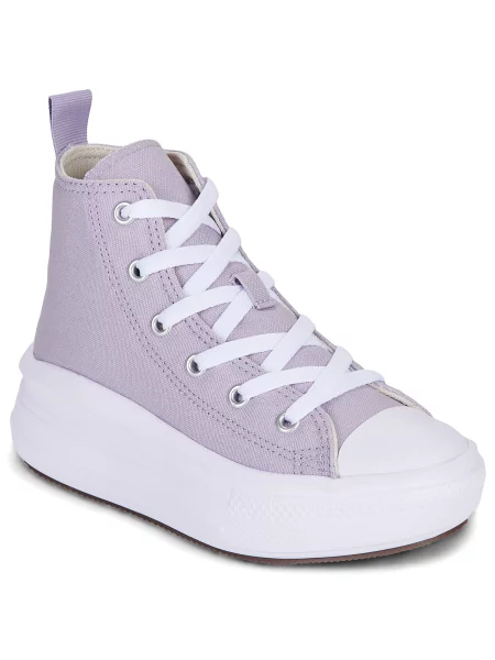 Členkové topánky Converse fialová