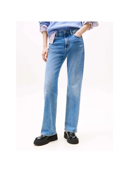 Džínsy Tommy Jeans modrá