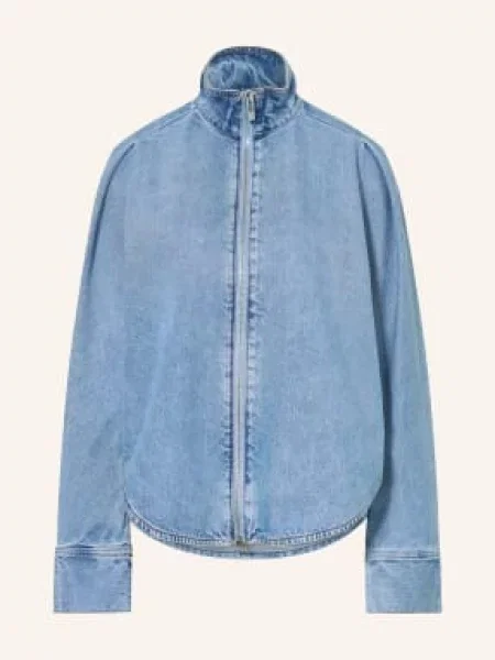Alaïa Kurtka Dżinsowa blau niebieska
