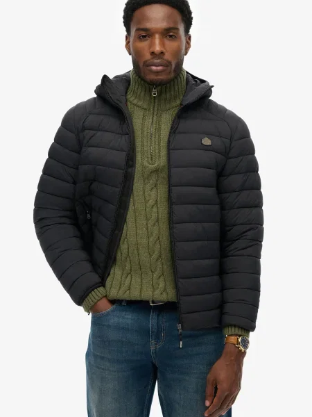 Superdry & Co Prechodná bunda FUJI LITE' čierna