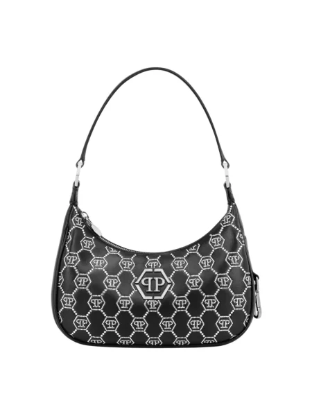 Torebka Philipp Plein skórzana czarna