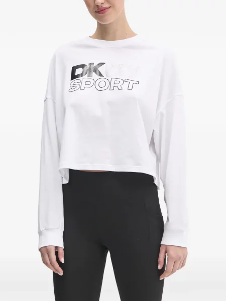 Decupat tricou Dkny alb