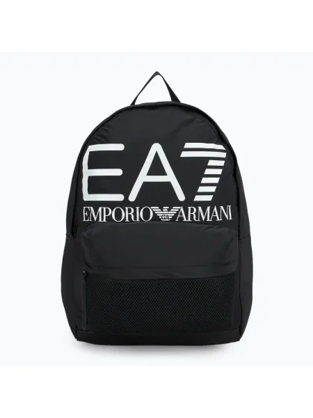 Emporio Armani Train Core Series 16 l čierno-biely mestský batoh s logom biela