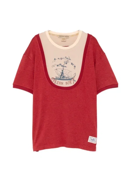 Koszulka Garçon By Garçon czerwona