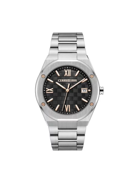 CERRUTI Analogové hodinky Date watch Lecco stříbrná