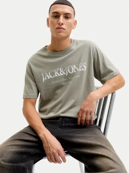 Jack & Jones T-Shirt Evin γκρι