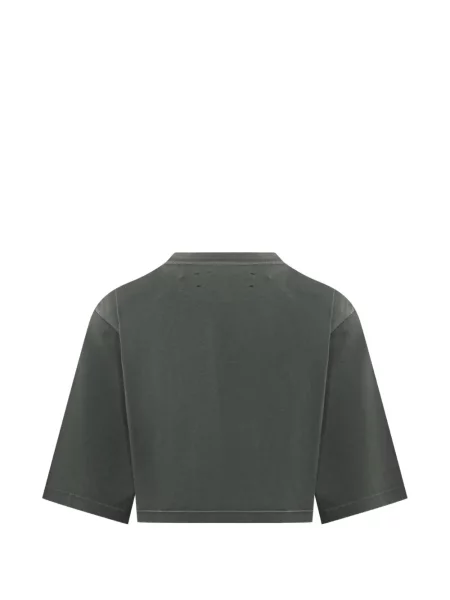 Decupat top Amiri cu autograf gri