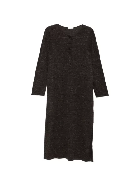 Sukienka midi The Row brązowa