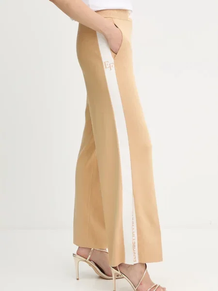 Спортивні штани Elisabetta Franchi візерунок бежевий