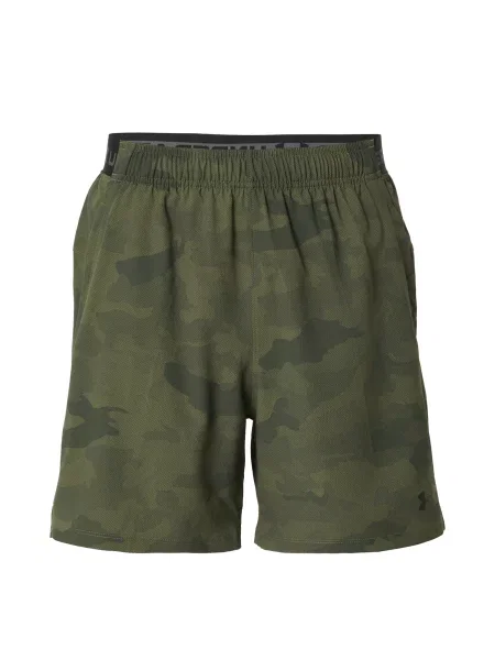 UNDER ARMOUR Sportovní kalhoty Vanish olivová / petrolejová
