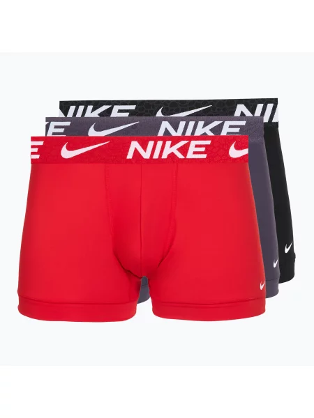 Boxeri pentru bărbați Nike Dri-Fit Essential Micro Trunk 3 pairs sport red roșu