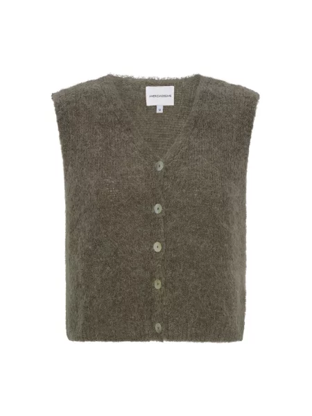 Sweter American Dreams wełniany szary