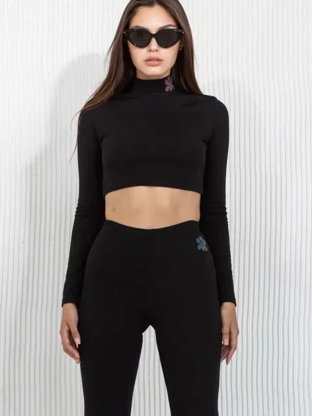 Кроп-топ чорний