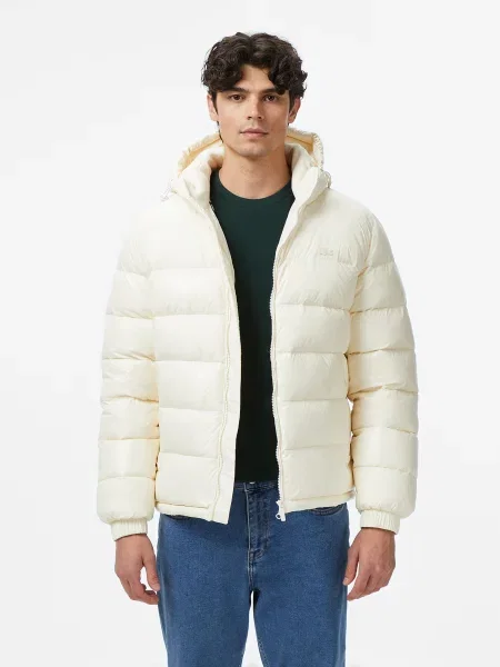 Пуховик Lacoste білий