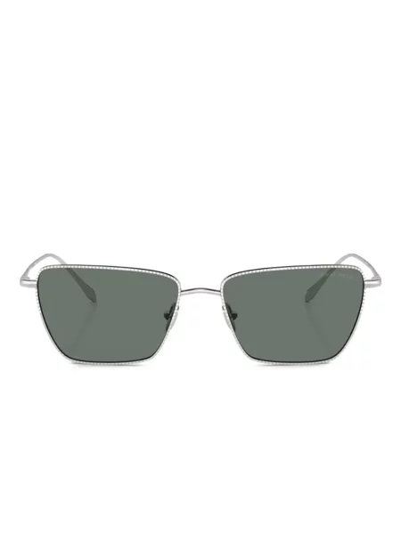 Ochelari de soare Giorgio Armani cu imprimeu geometric gri