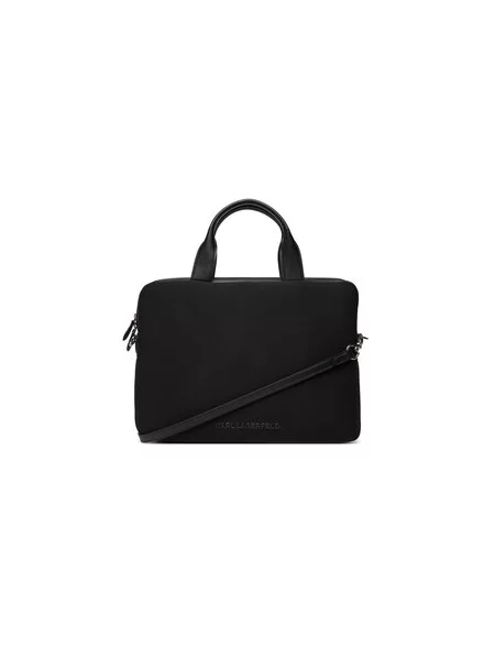 Karl Lagerfeld Taška na notebook / bílá černá