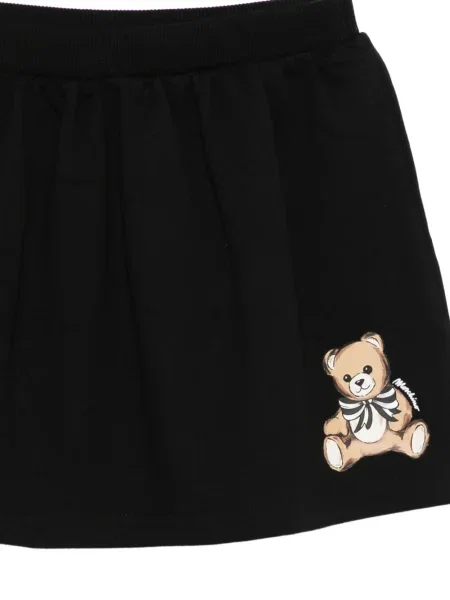 Spódnica mini dziecięca Moschino czarna