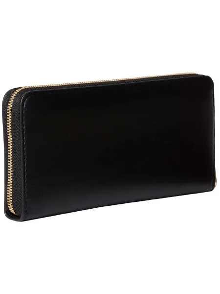 Calvin Klein Portofel Mare de Damă Bold Ck Long Zip Around negru