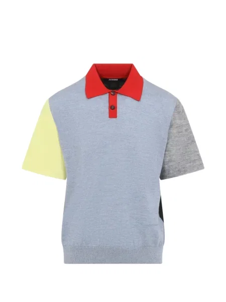 Tricou polo Jacquemus albastru