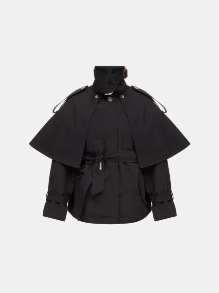 Пальта та плащі MARCHI бавовна/поліестер чорний