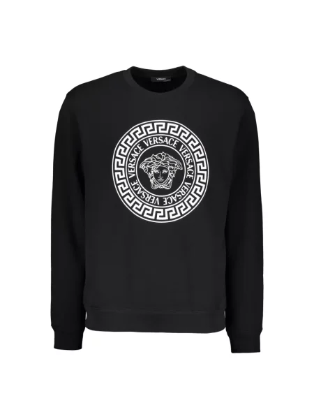 Bluza sportowa Versace z logo czarna