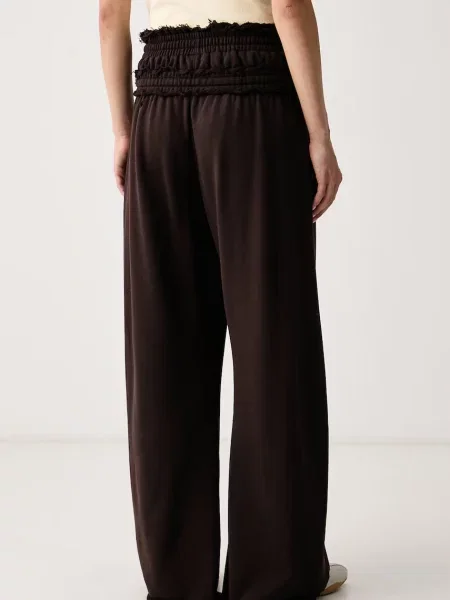 Adidas Originals spodnie dresowe SST Double brązowe