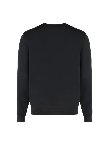 Sweter Boss wełniany czarny