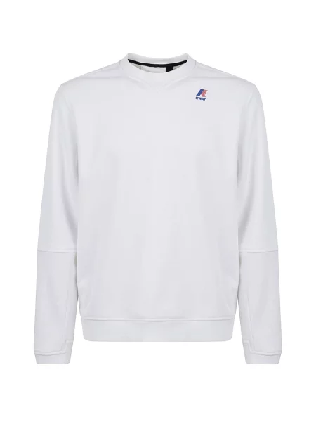K-Way Svetr K-WAY NAEL BRUSHED PC MAGLIA' bílá
