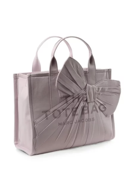 Geantă shopper Marc Jacobs cu funde violet